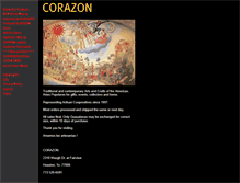 Tablet Screenshot of corazonfairtrade.com